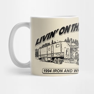 Livin' on the road 1994 iron and wheels Mug